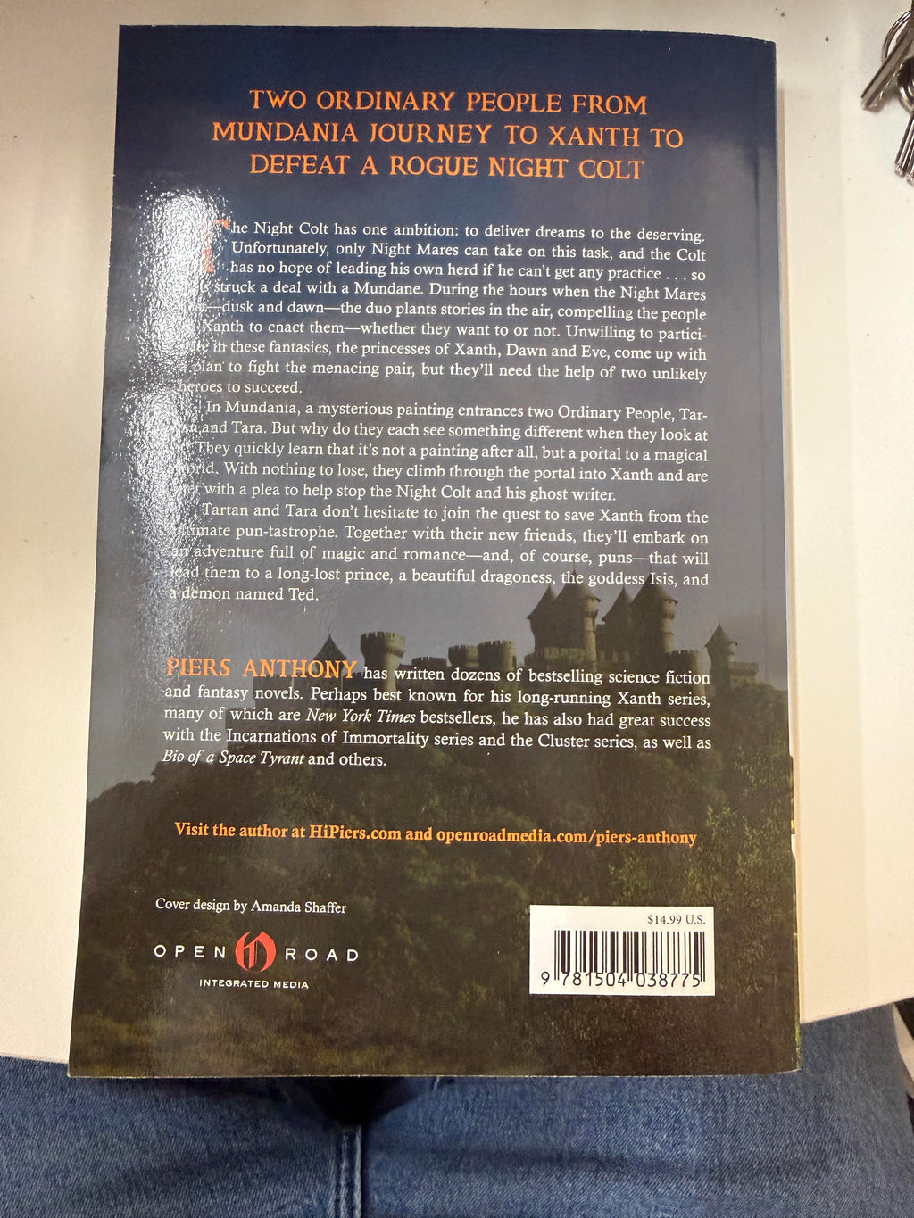Ghost Writer in the Sky by Piers Anthony; actual paperback photo 3 of 5
