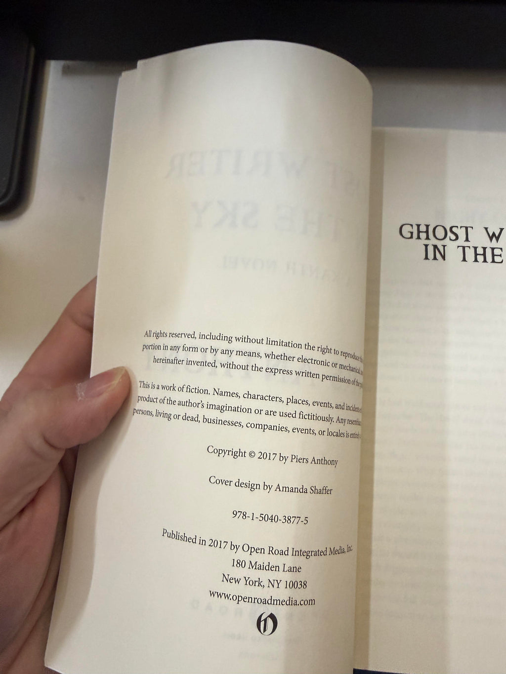 Ghost Writer in the Sky by Piers Anthony; actual paperback photo 4 of 5